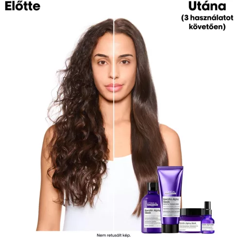 KERATIN ALPHA SLEEK hajkezelés a sima frizuráért 200 ml