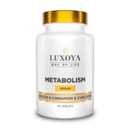   METABOLISM - ÉTREND-KIEGÉSZÍTŐ TABLETTA NÖVÉNYI KIVONATOKKAL, ENZIMEKKEL, ÁSVÁNYI ANYAGOKKAL ÉS BIOTINNAL 60 db