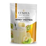   SUPER TASTY WHEY PROTEIN - PRÉMIUM TEJSAVÓ FEHÉRJE ITALPOR 450 g DOY - Kivi-banán ízű