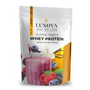   SUPER TASTY WHEY PROTEIN - PRÉMIUM TEJSAVÓ FEHÉRJE ITALPOR 450 g DOY - Vanília-erdei gyümölcs ízű