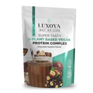   SUPER TASTY 5-PLANT BASED VEGAN PROTEIN COMPLEX - 5 FÉLE NÖVÉNYI FEHÉRJEFORRÁST TARTALMAZÓ VEGÁN FEHÉRJE ITALPOR 450 g - Csokoládé-mogyoró ízű