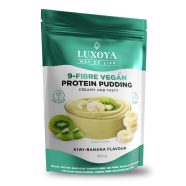  9-FIBRE VEGAN PROTEIN PUDDING - VEGÁN FEHÉRJÉT TARTALMAZÓ ROSTPUDING 9 FÉLE NÖVÉNYI ROSTTAL 450 g - Kivi-banán ízű