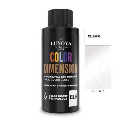 COLOR DIMENSION - Ápoló és ragyogást fokozó hajszínező Clear - 60ml