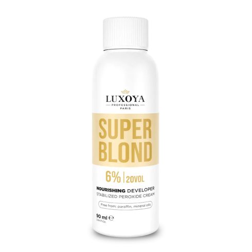 LUXOYA HAIR SUPERBLOND NOURISHING DEVELOPER - Előhívó folyadék (OXI) vol. 20/6% - 90 ml