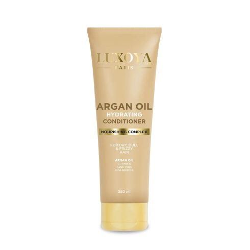 LUXOYA ARGAN OIL HYDRATING CONDITIONER – ARGÁN OLAJOS HIDRATÁLÓ KONDICIONÁLÓ SZÁRAZ, FAKÓ ÉS GUBANCOLÓDÓ HAJRA - 250ml