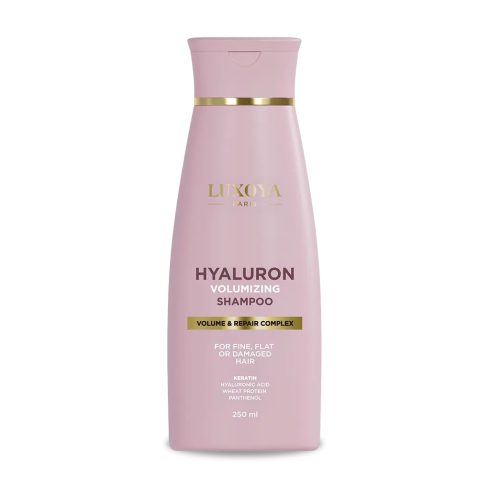 LUXOYA HYALURON VOLUMIZING SHAMPOO – HIALURONSAVAS VOLUMENNÖVELŐ SAMPON KERATINNAL - 250ml