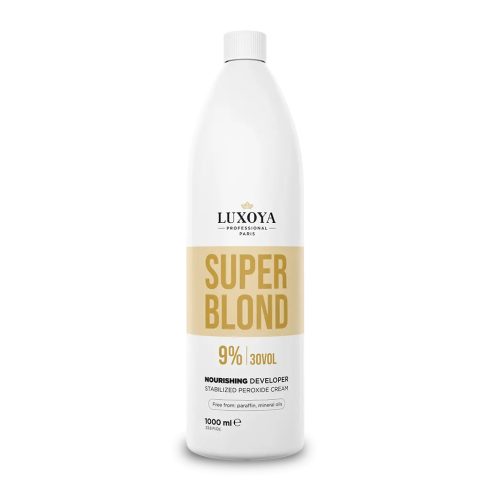 LUXOYA HAIR SuperBlond Nourishing Developer Előhívó folyadék(OXI) vol. 30 (9%) - 1000ml