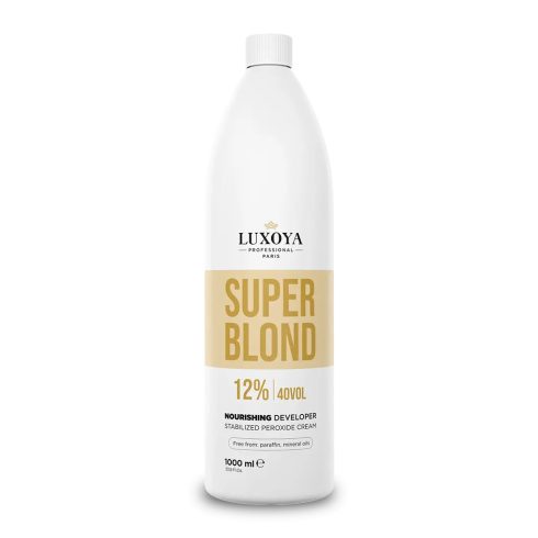 LUXOYA HAIR SUPERBLOND NOURISHING DEVELOPER - Előhívó folyadék (OXI) vol. 40/12% - 1000 ml