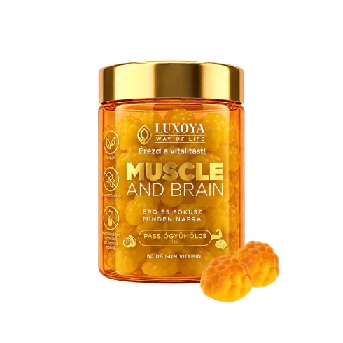 Muscle & Brain - Passiógyümölcs ízű gumivitamin - 60db