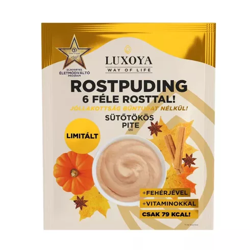 LIMITÁLT ŐSZI - Rostpuding 6 féle rosttal - Sütőtökös pite - 25g