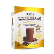   Slim Fiber-Pro Shake - Csokis-banános - Testsúlycsökkentést elősegítő étrend-kiegészítő rostkomplex glükomannánnal és édesítőszerekkel - 6x35g