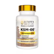   KSM-66 Ashwagandha növényi kivonatokkal és B6-vitaminnal dúsított étrend-kiegészítő kapszula - 60db