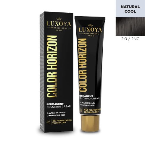 LUXOYA HAIR COLOR HORIZON - Ammóniás hajfesték 2.0/2NC 60 ml