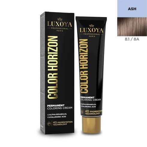 LUXOYA HAIR COLOR HORIZON - Ammóniás hajfesték 8.1/8A 60 ml