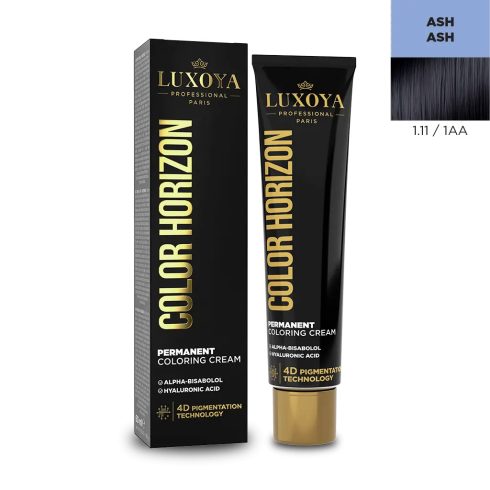 LUXOYA HAIR COLOR HORIZON - Ammóniás hajfesték 1.11/1AA 60 ml