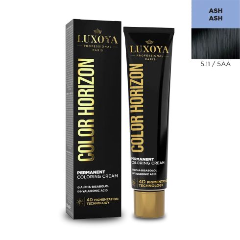 LUXOYA HAIR COLOR HORIZON - Ammóniás hajfesték 5.11/5AA 60 ml