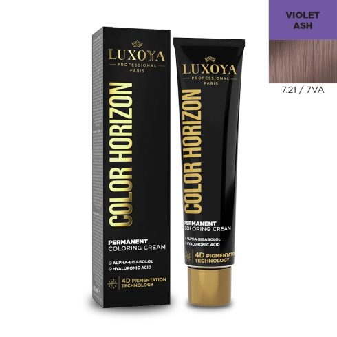 LUXOYA HAIR COLOR HORIZON - Ammóniás hajfesték 7.21/7VA 60 ml