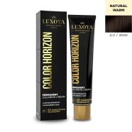   LUXOYA HAIR COLOR HORIZON - Ammóniás hajfesték 4.0/4NW 60 ml