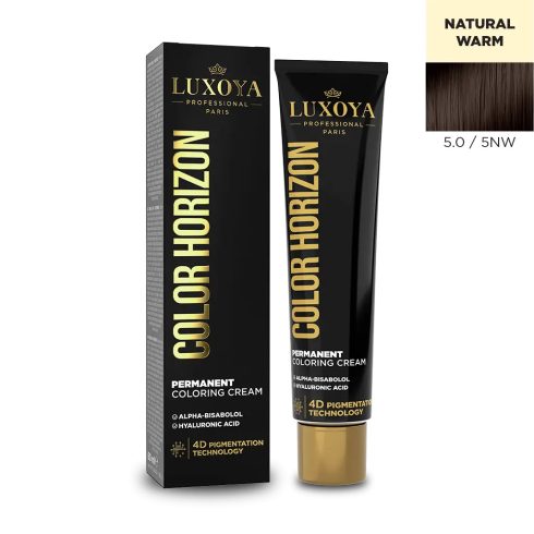 LUXOYA HAIR COLOR HORIZON - Ammóniás hajfesték 5.0/5NW 60 ml