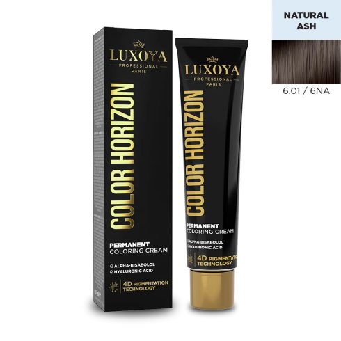 LUXOYA HAIR COLOR HORIZON - Ammóniás hajfesték 6.01/6NA 60 ml