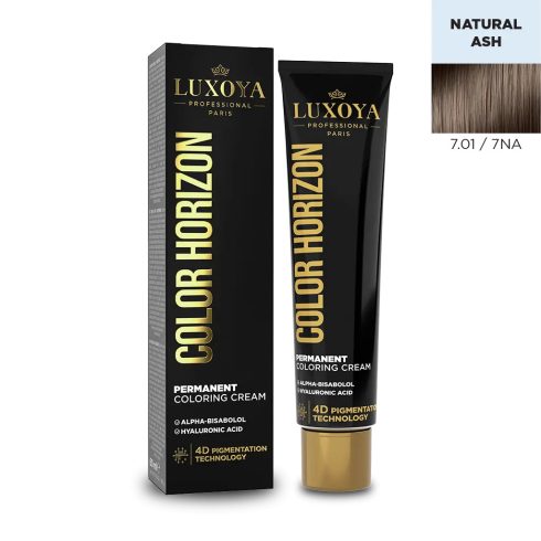 LUXOYA HAIR COLOR HORIZON - Ammóniás hajfesték 7.01/7NA 60 ml