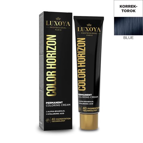 LUXOYA HAIR COLOR HORIZON BLUE - Kék Ammóniás hajfesték 60 ml