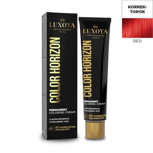 LUXOYA HAIR COLOR HORIZON RED - Piros Ammóniás hajfesték 60 ml