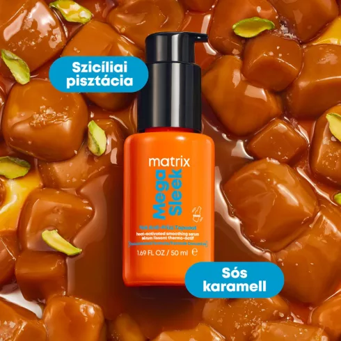 Matrix Mega Sleek 96H Anti-Frizz Topcoat hajsimító szérum 30 ml