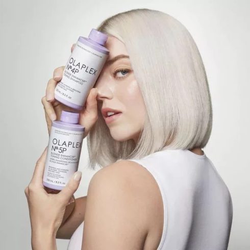 OLAPLEX No. 4P Blond Enhancer Toning Shampoo- Szőke hajszínfokozó, tonizáló sampon  250ml