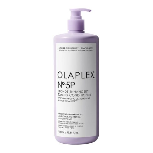 OLAPLEX No.5P Blonde Enhancer Toning Conditioner tonizáló kondicionáló szőke vagy ősz hajra 1000 ml