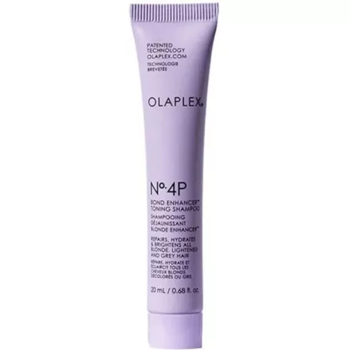 OLAPLEX No. 4P Szőke hajszínfokozó, tonizáló sampon 20 ml Mini (travel size)