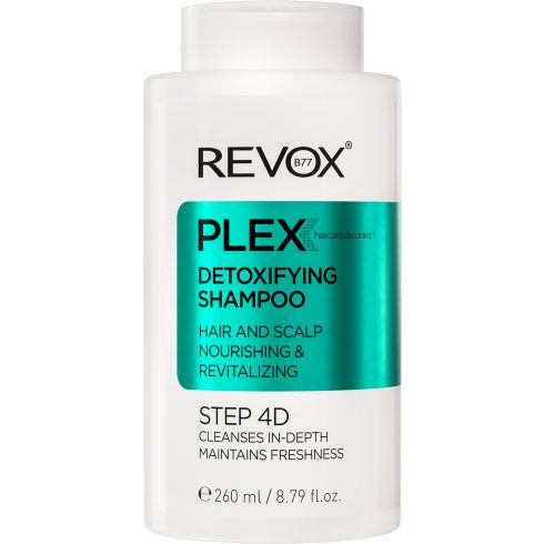 REVOX PLEX Step 4D Detoxifying Shampoo méregtelenítő sampon 260 ml