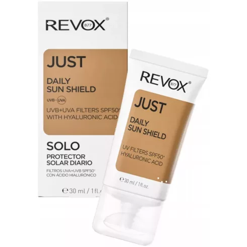 Revox B77 JUST Daily Sun Shield fényvédőkrém zsíros és kombinált bőrre SPF 50+ 30ml