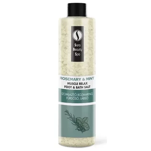 Izomlazító Fürdősó és Lábáztató Só - Rozmaring és Wintergreen - 330g