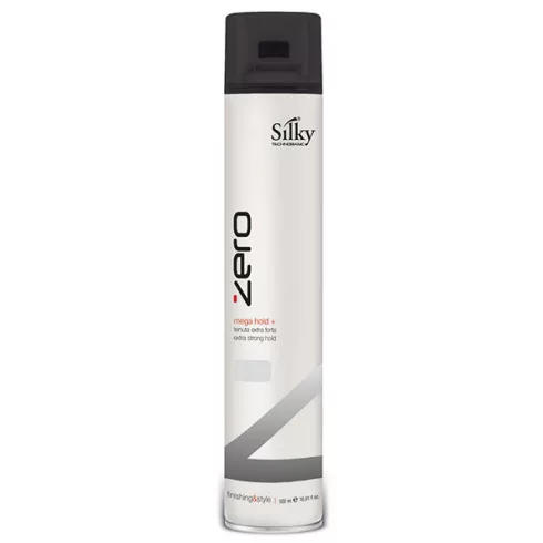 SILKY ZERO MEGA HOLD+  extra erős hajlakk 500 ml