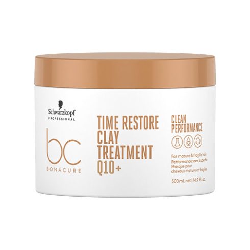 Schwarzkopf Bonacure Time Restore Clay Pakolás 500 ml