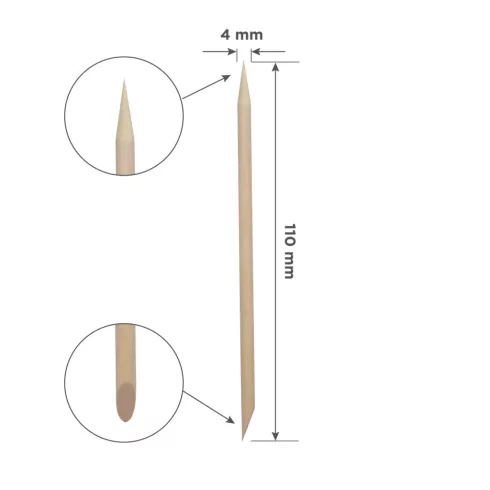Narancsfa pálcika EXPERT fa 110 mm (100 db)