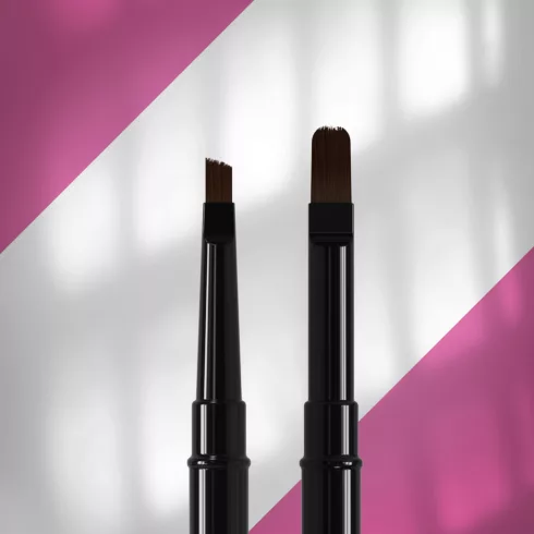 Staleks Kétvégű ecset EXPERT 11 mm-es / 7 mm-es zseléhez NBE-06/10