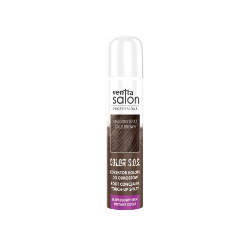 VENITA SALON Color S.O.S. Hajtőszínező Hideg Barna Hajra 75ml