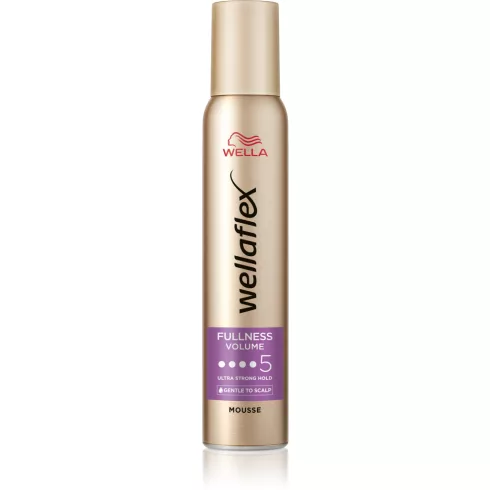 Wellaflex Fullness Volume fixáló hajhab extra erős fixáló hatással 200 ml
