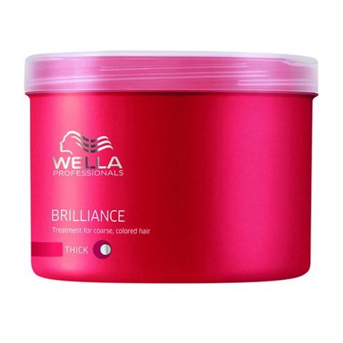 Wella Brilliance hajpakolás vastag szálú hajra 500 ml