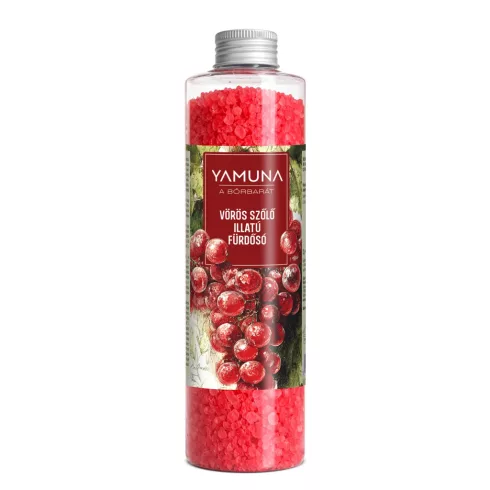 YAMUNA Vörös szőlő illatú fürdősó 265 g