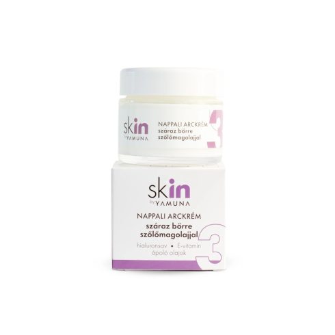 skIN by Yamuna nappali arckrém száraz bőrre szőlőmagolajjal 50 ml