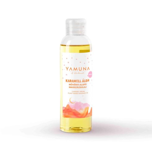 YAMUNA Karamell álom növényi alapú masszázsolaj 250 ml